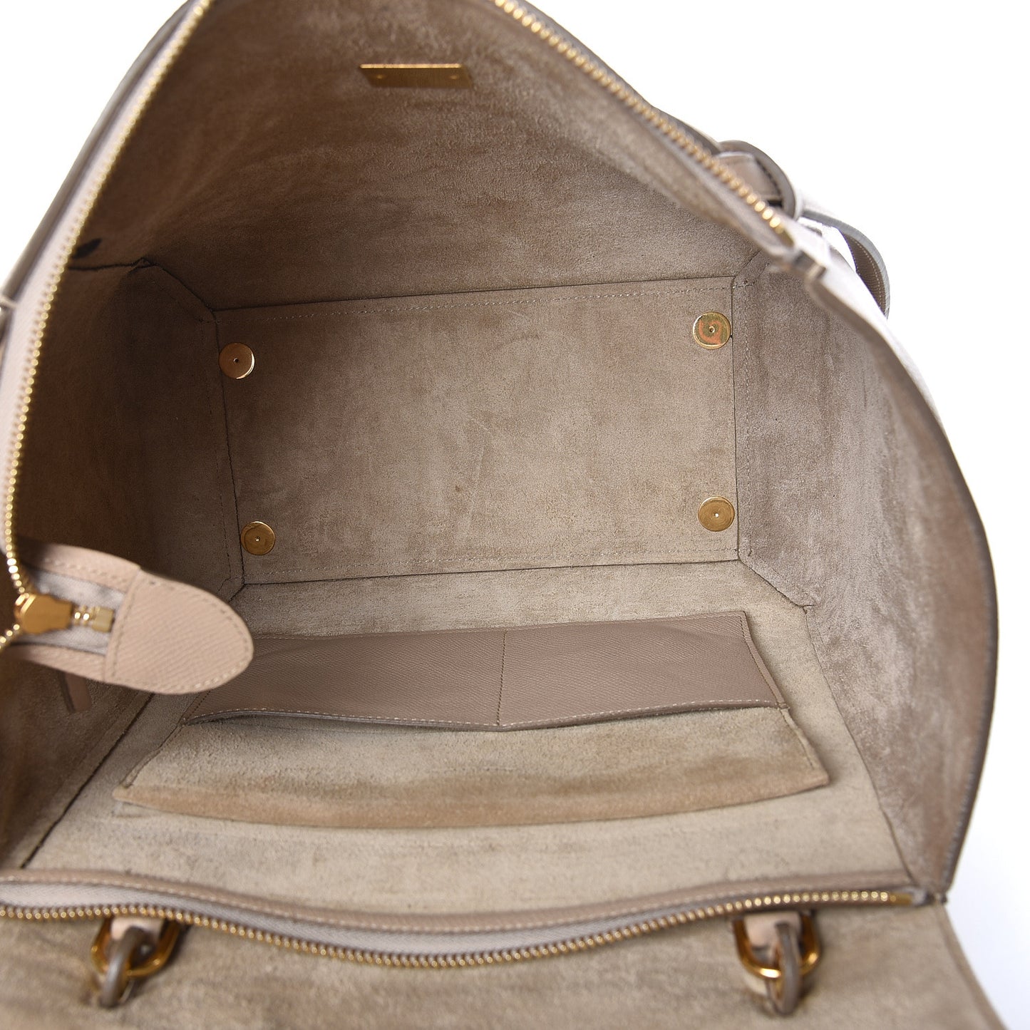 Grained Calfskin Mini Belt Bag Light Taupe