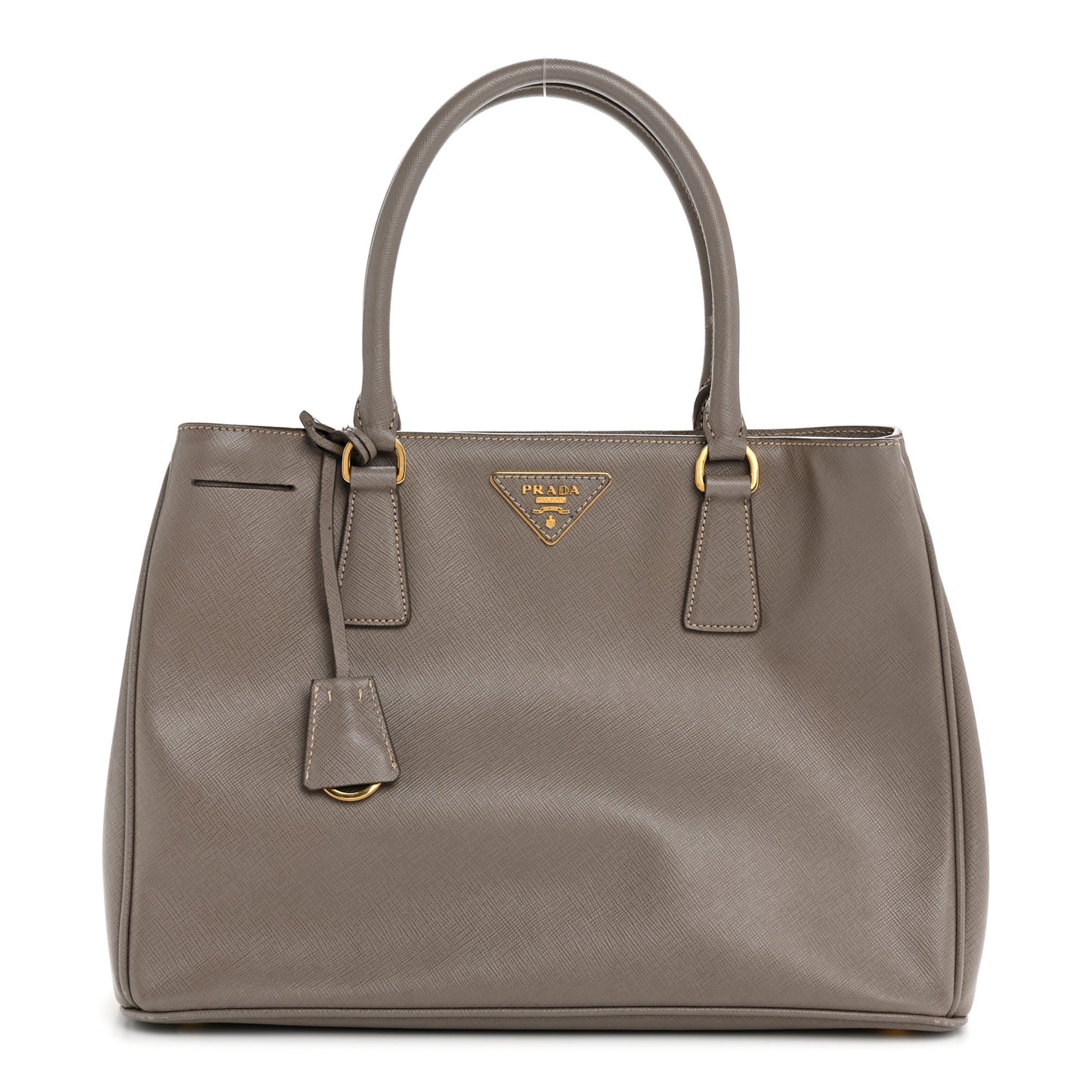 Saffiano Lux Medium Tote Argilla