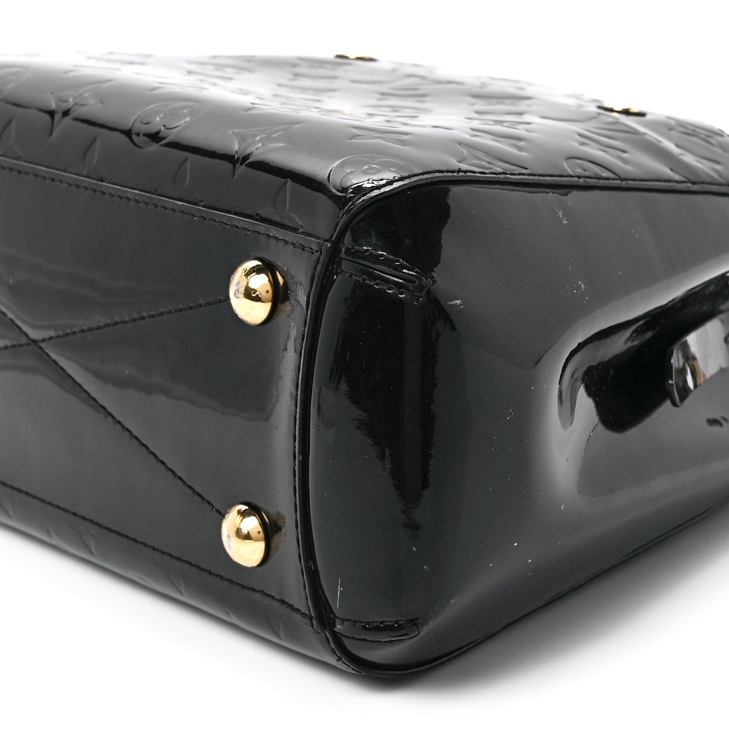 Louis Vuitton Vernis Montaigne BB Black 11 of 11