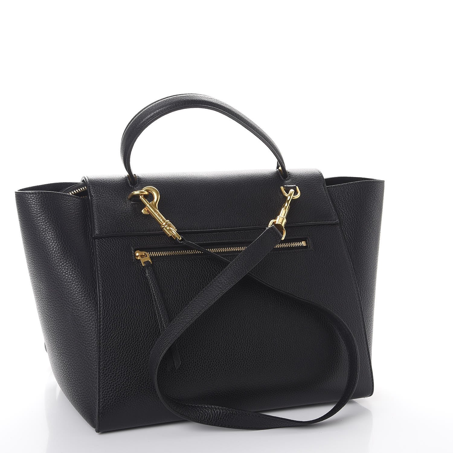Celine Grained Calfskin Mini Belt Bag Black 3 of 13