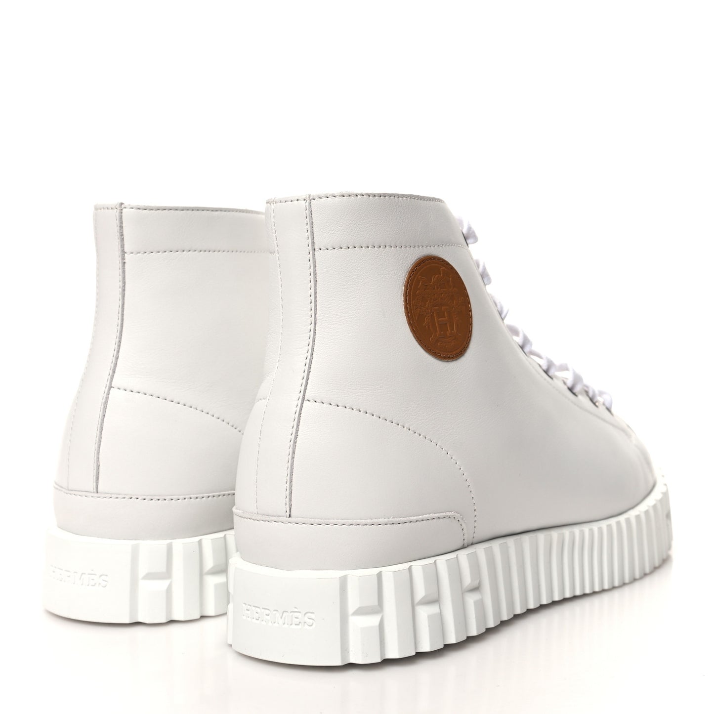 Calfskin Womens Climb Sneakers 38.5 White