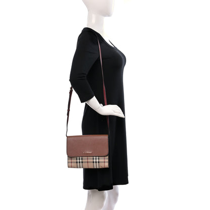 Burberry Haymarket Check Small Loxley Crossbody Bright Toffee 2 of 8