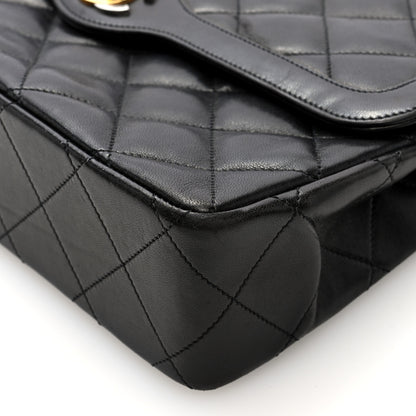Chanel Lambskin Medium Double Flap Black 10 of 10
