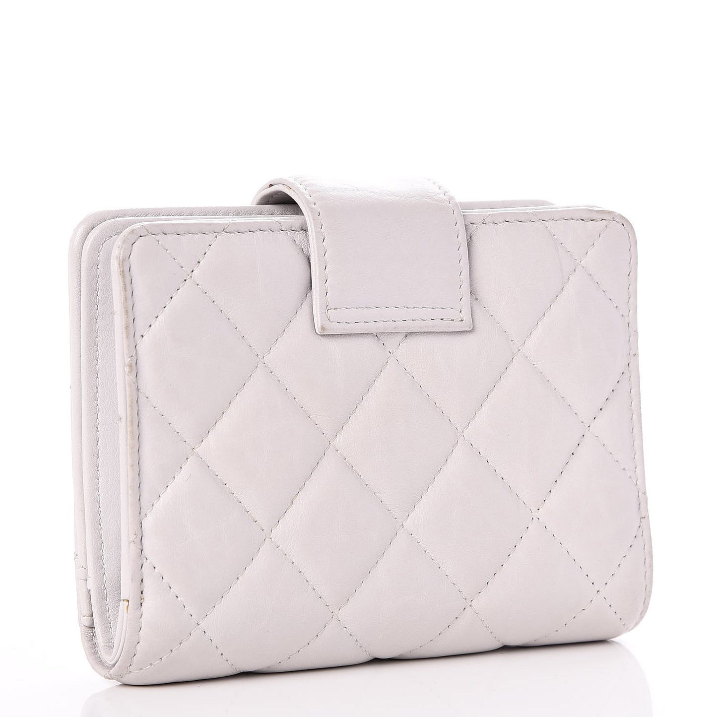 Calfskin Reissue Compact Wallet Grey