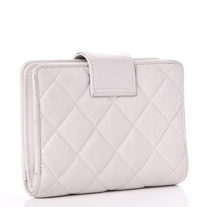Chanel Calfskin Reissue Compact Wallet Grey 3 of 10