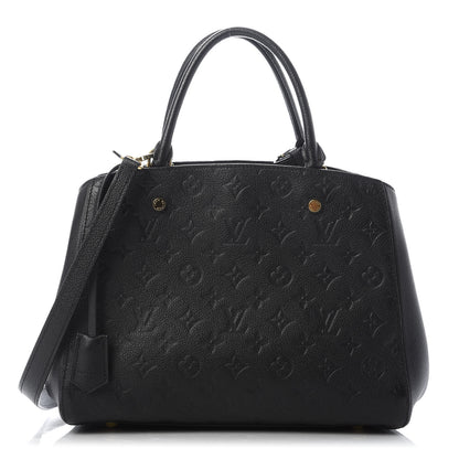Louis Vuitton Empreinte Montaigne MM Black 1 of 10