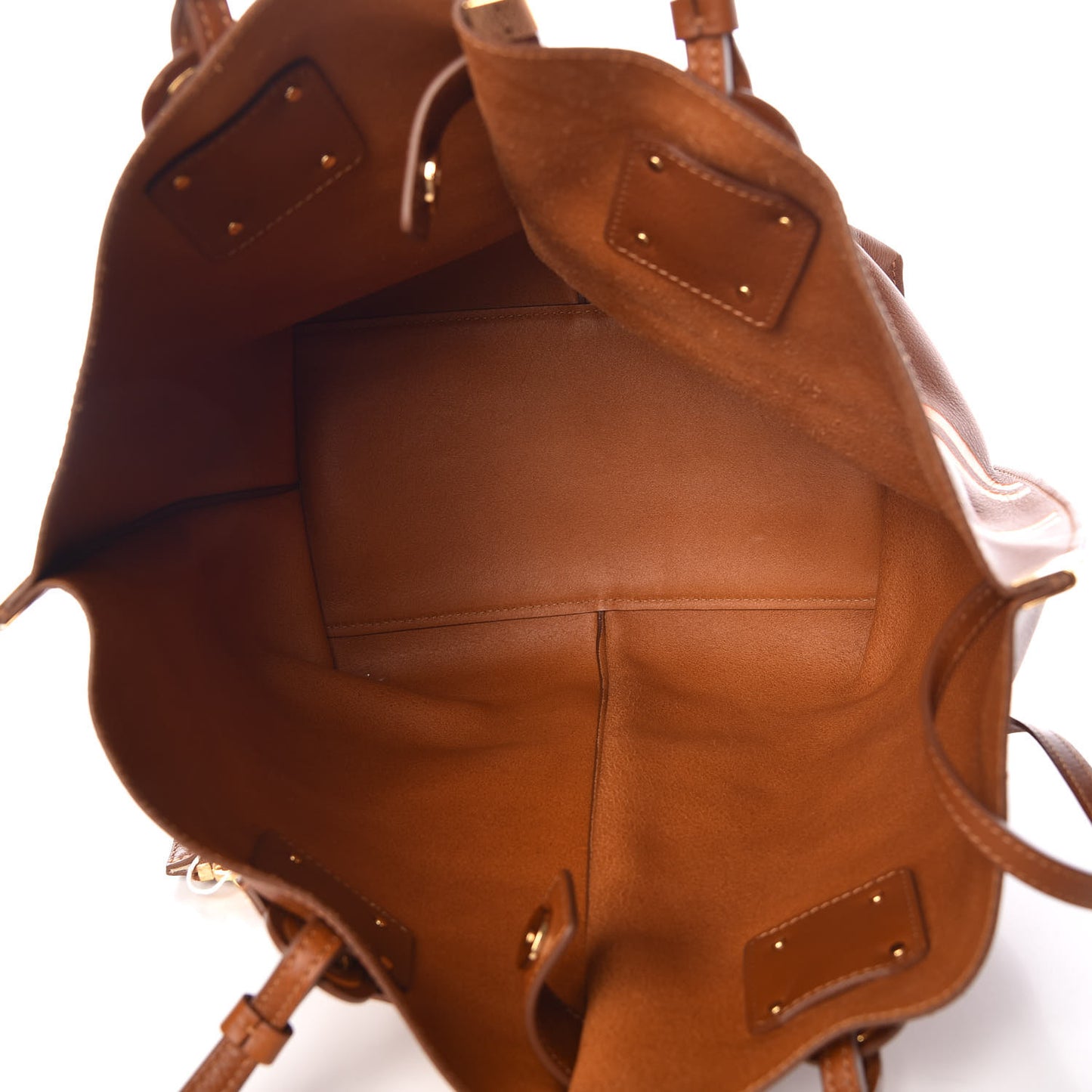 Smooth Calfskin Medium Vick Tote Caramel
