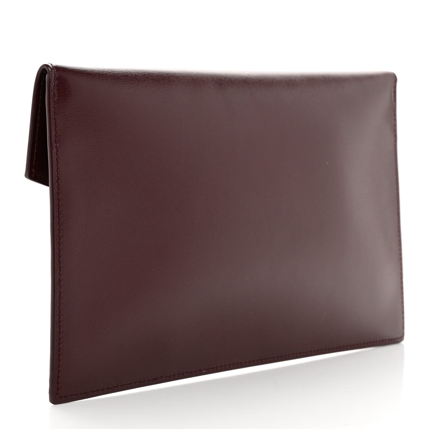 Saint Laurent Smooth Shiny Calfskin Medium Uptown Removable Pouch Burgundy 3 of 10