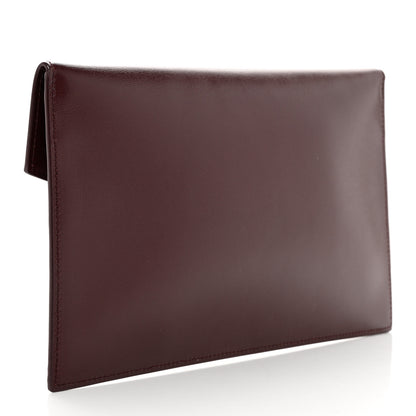 Saint Laurent Smooth Shiny Calfskin Medium Uptown Removable Pouch Burgundy 3 of 10