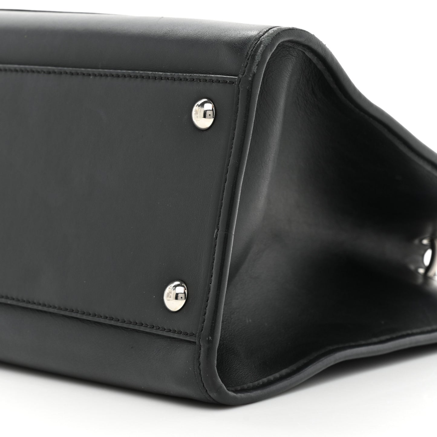 Vitello Century Opaco F is Fendi Regular Runaway Satchel Black