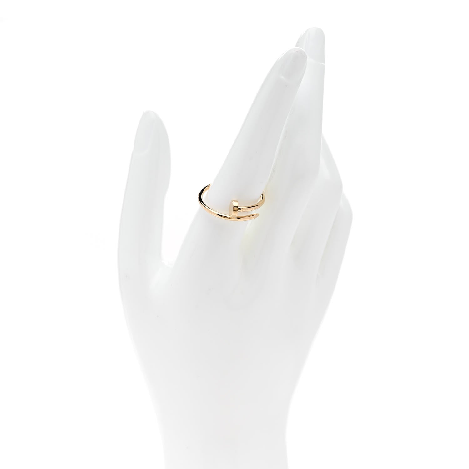 Cartier 18K Yellow Gold Small Juste Un Clou Ring 60 9 2 of 5