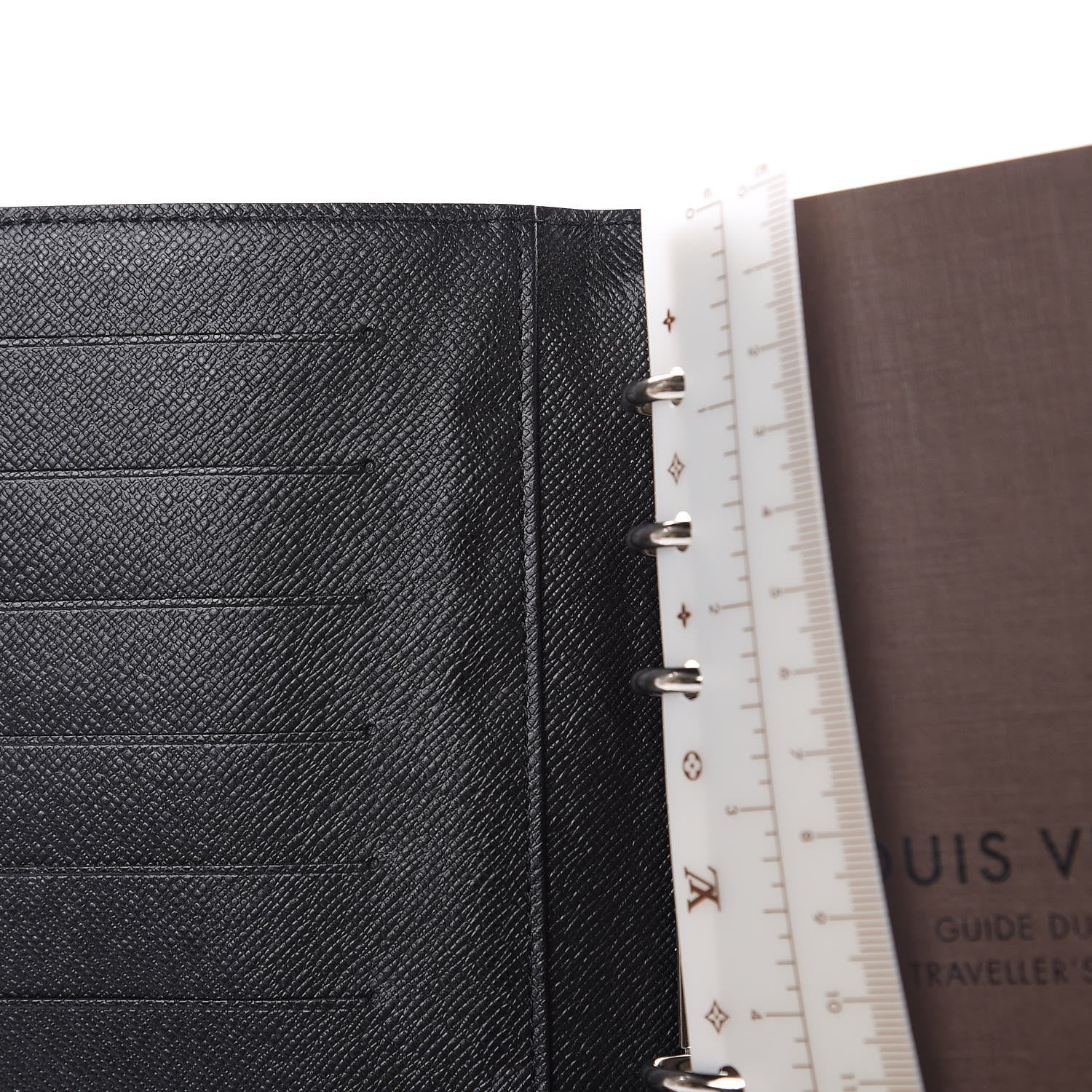 Louis Vuitton Epi Medium Ring Agenda Cover Black 8 of 8