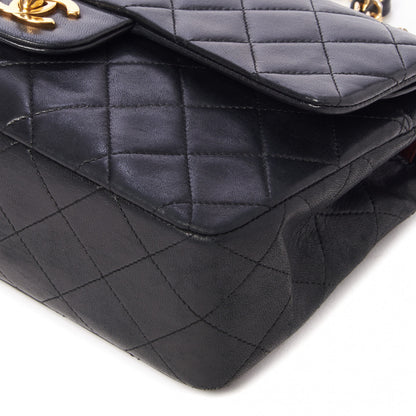 Chanel Lambskin Quilted Small Double Flap Black 5 of 10