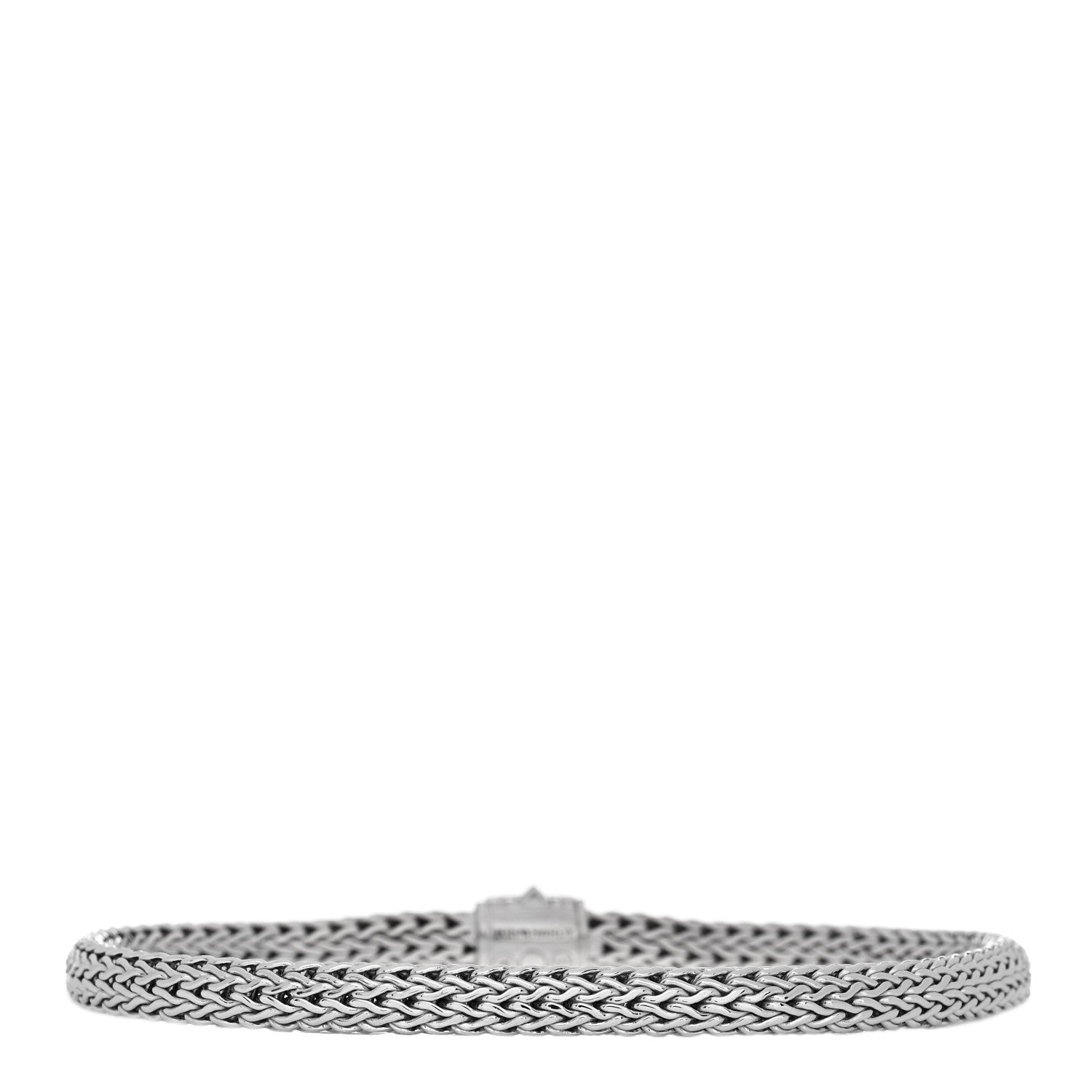 John Hardy Sterling Silver Tsavorite 5mm Classic Chain Bracelet 2 of 3