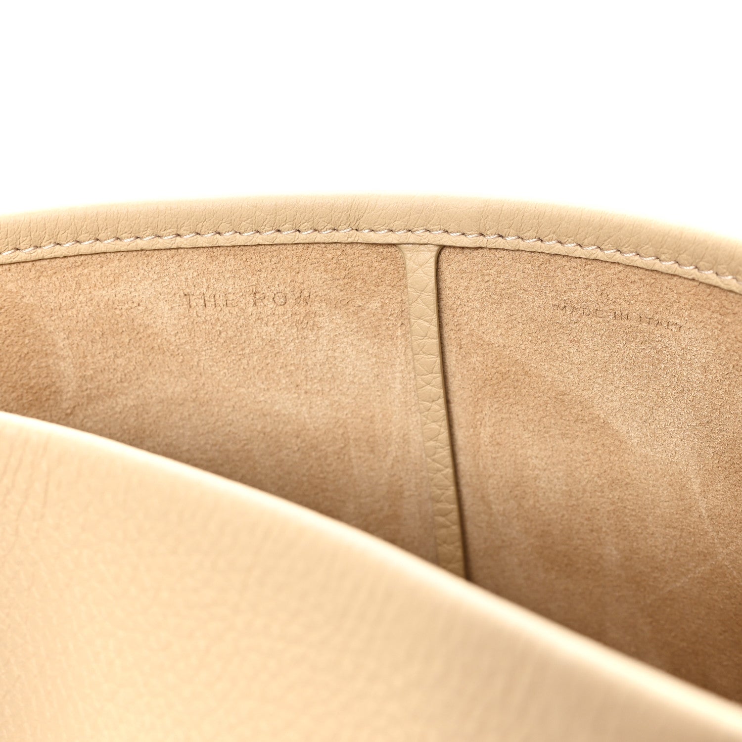 The Row Grained Calfskin Medium N/S Park Tote Boulder 6 of 9