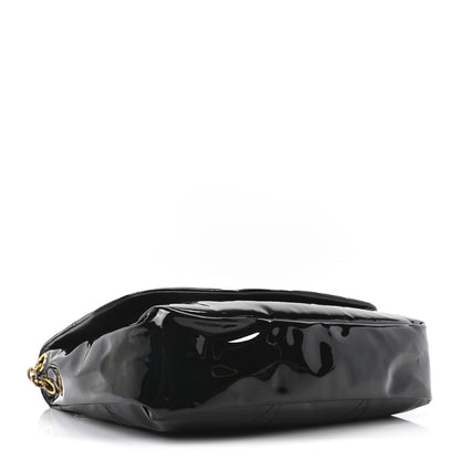 Saint Laurent Patent Matelasse Monogram Large Jamie 4.3 Black 4 of 9
