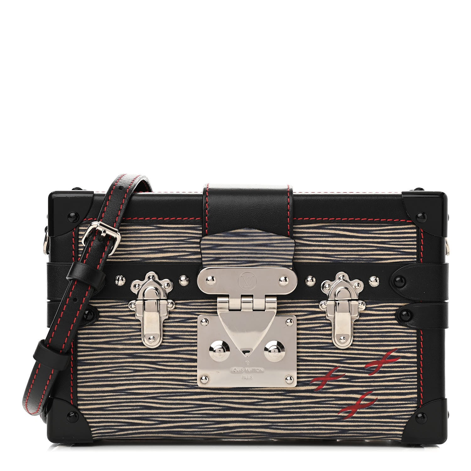 Louis Vuitton Epi Petite Malle Denim Dark 1 of 9