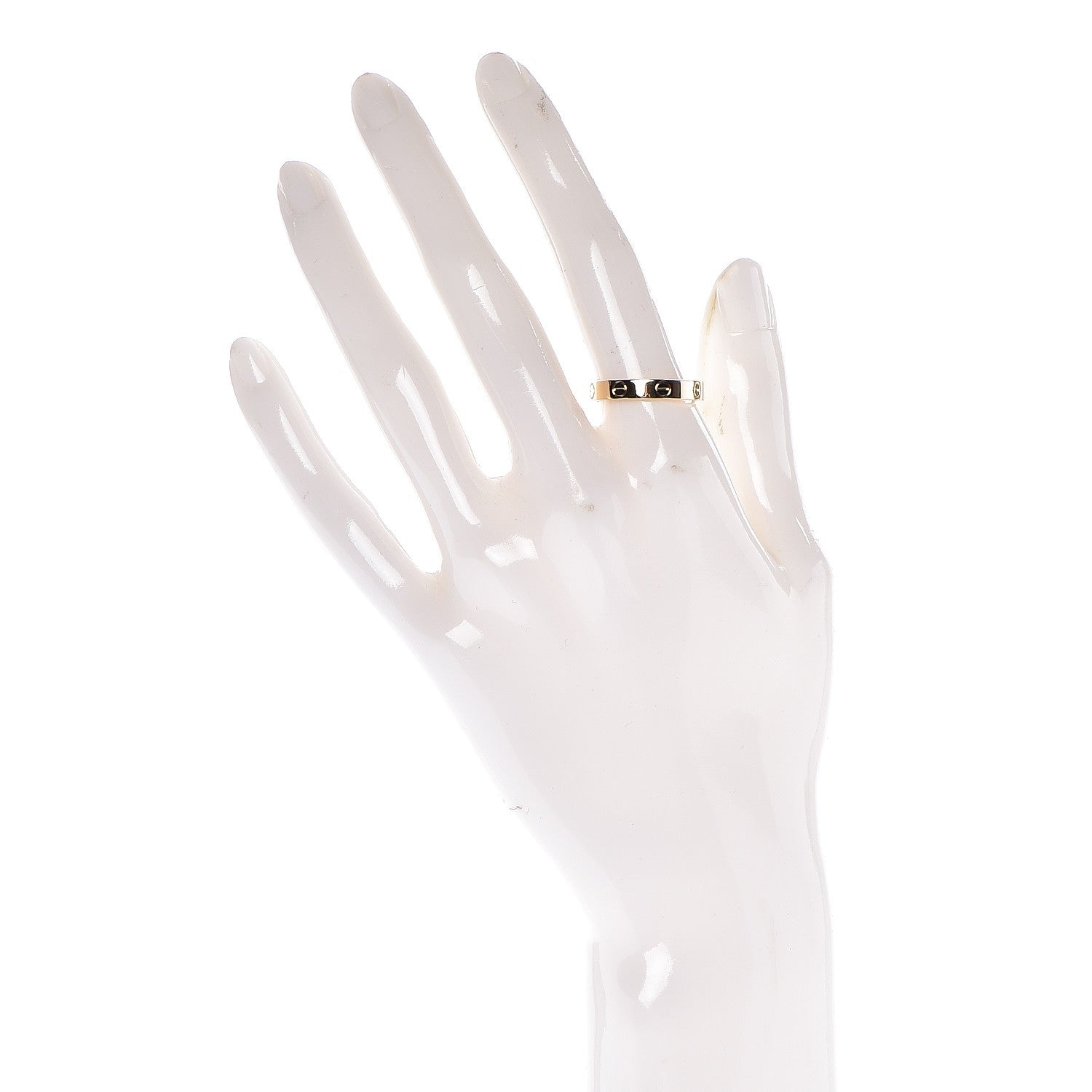 Cartier 18K Yellow Gold 3.5mm LOVE Wedding Band Ring 57 8 2 of 4