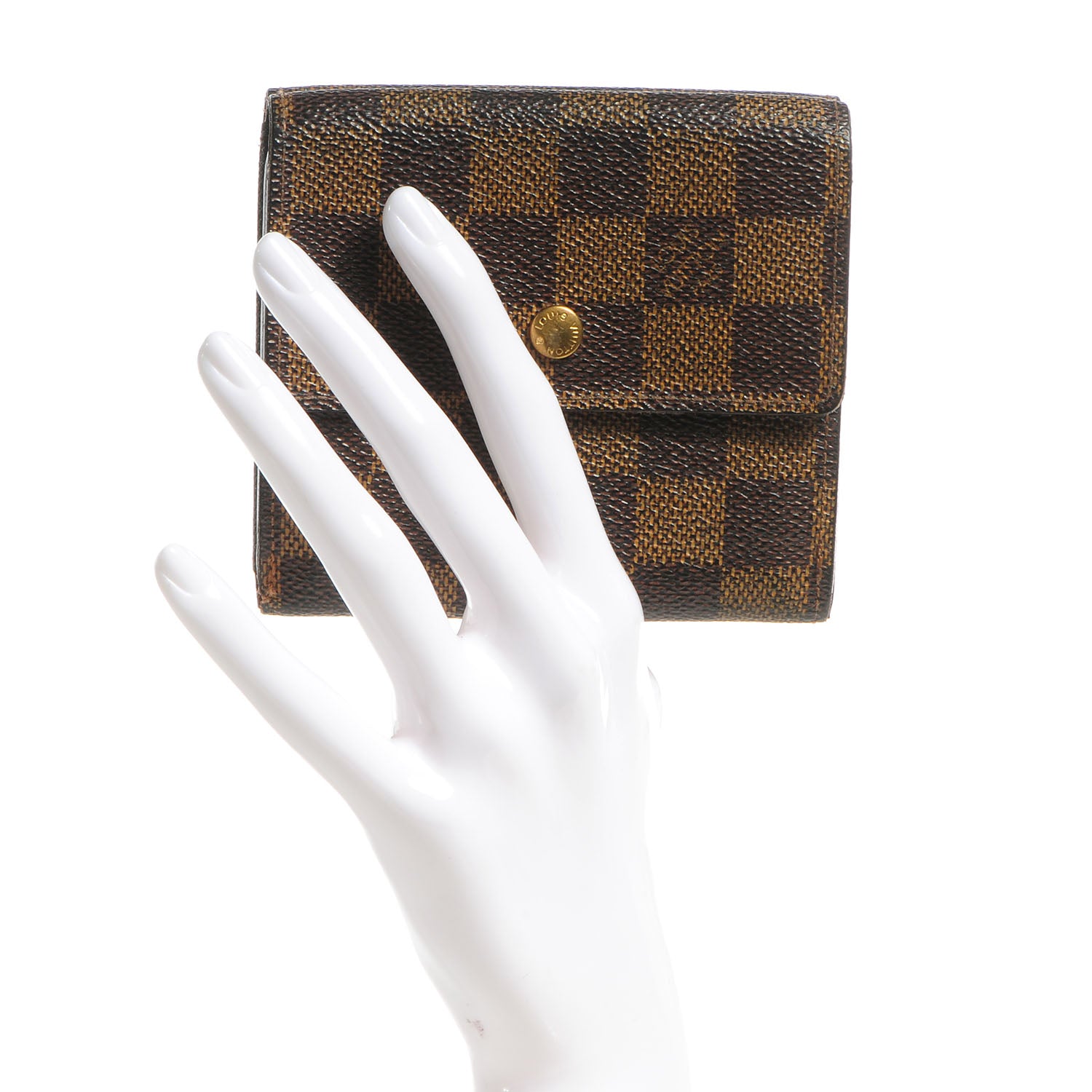 Louis Vuitton Damier Ebene Porte-Monnaie Billets Cartes Wallet 2 of 12