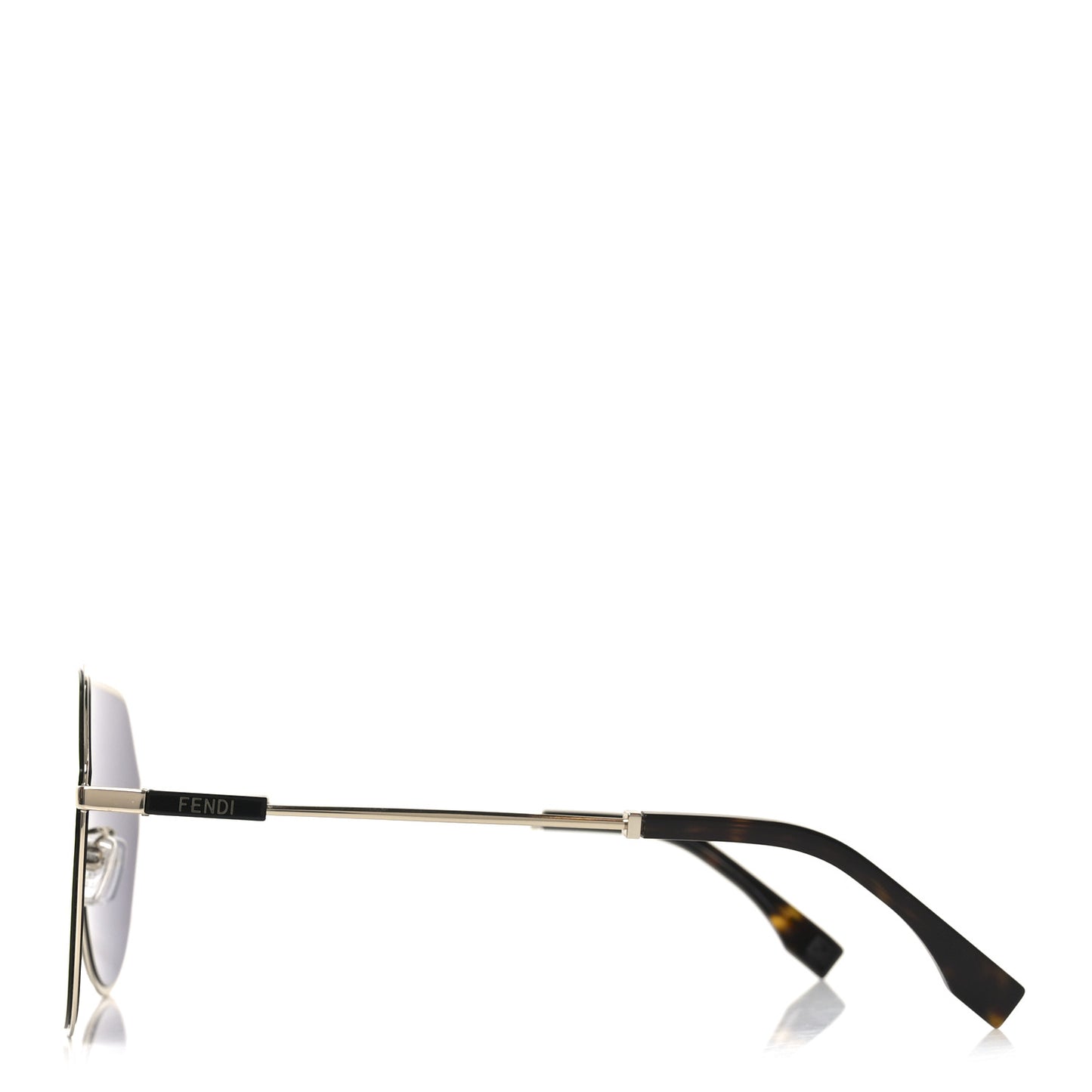 Metal Aviator Sunglasses FE40080U Gold