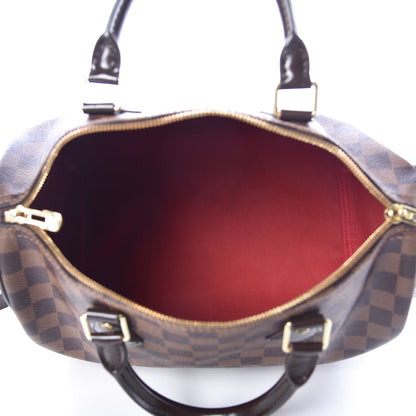 Louis Vuitton Damier Ebene Speedy Bandouliere 30 6 of 16