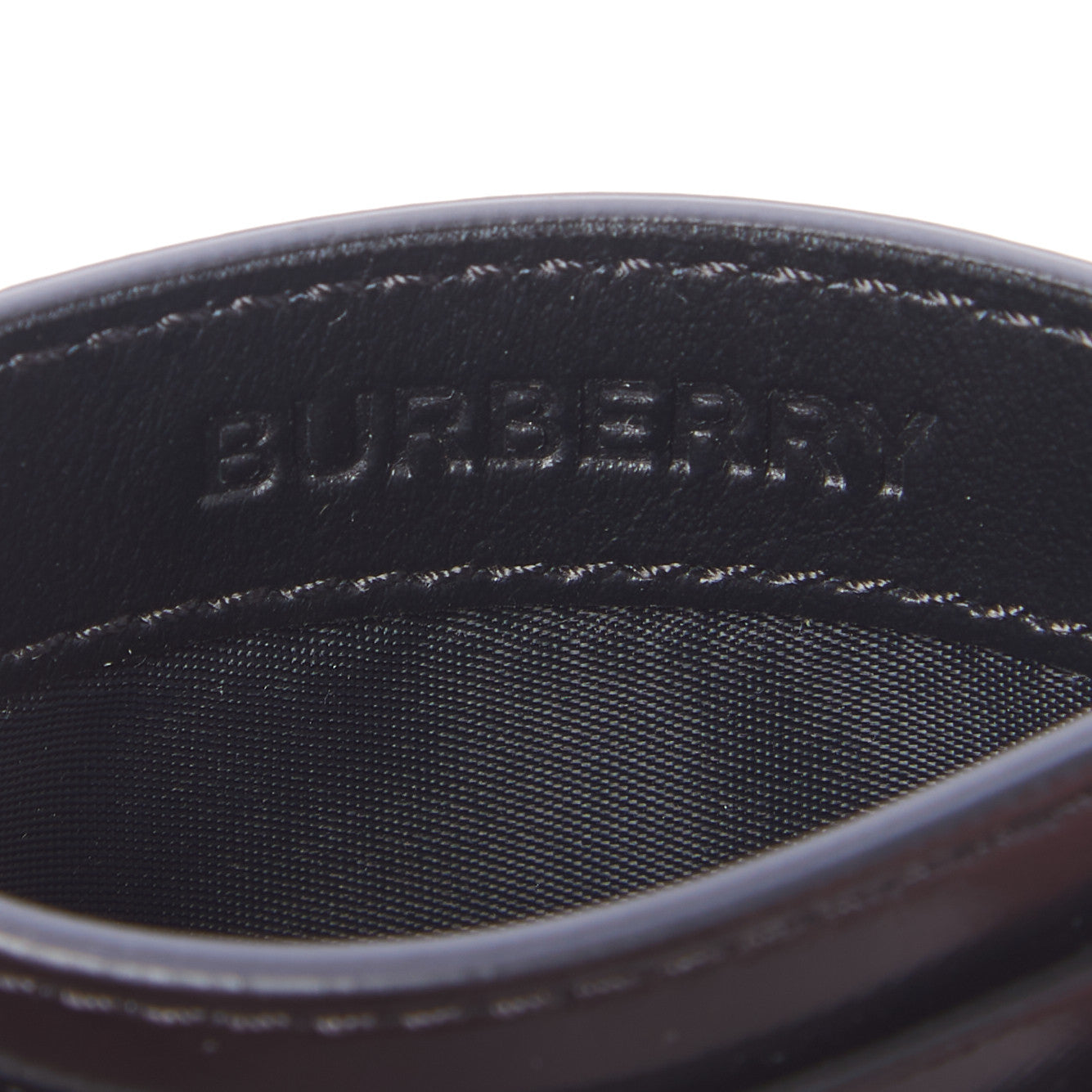 Coated Canvas Print Card Case Black