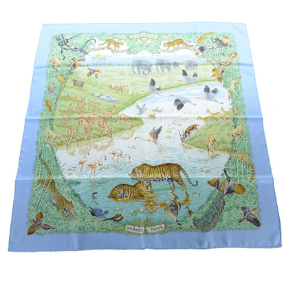 Hermes Silk La Treve de L eau Scarf 90 1 of 6