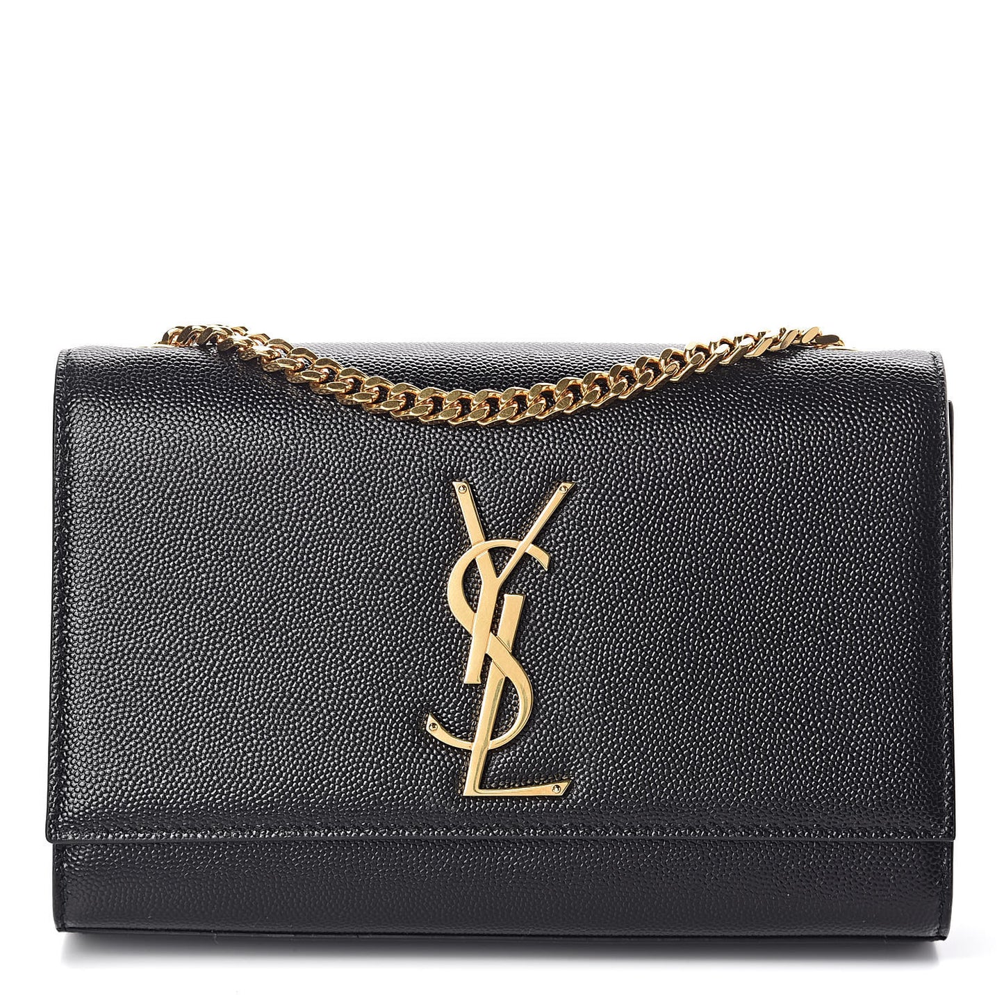 Grain De Poudre Small Monogram Kate Satchel Black