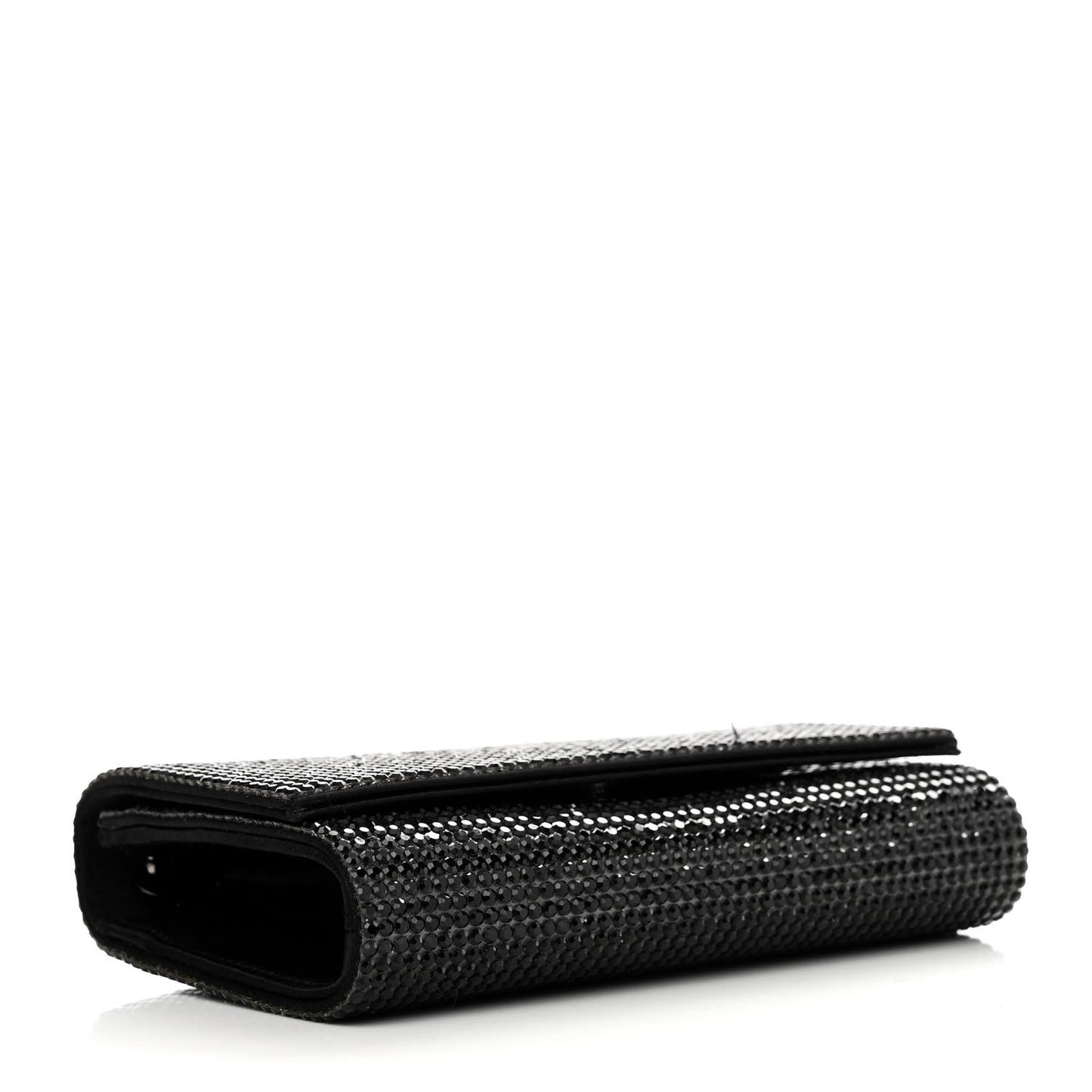 Swarovski Crystal Fizzy Clutch Black