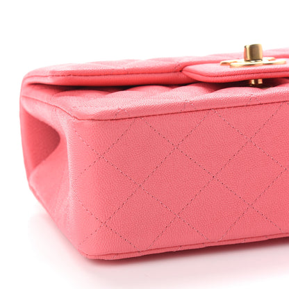 Chanel Caviar Quilted Mini Top Handle Rectangular Flap Pink 8 of 9