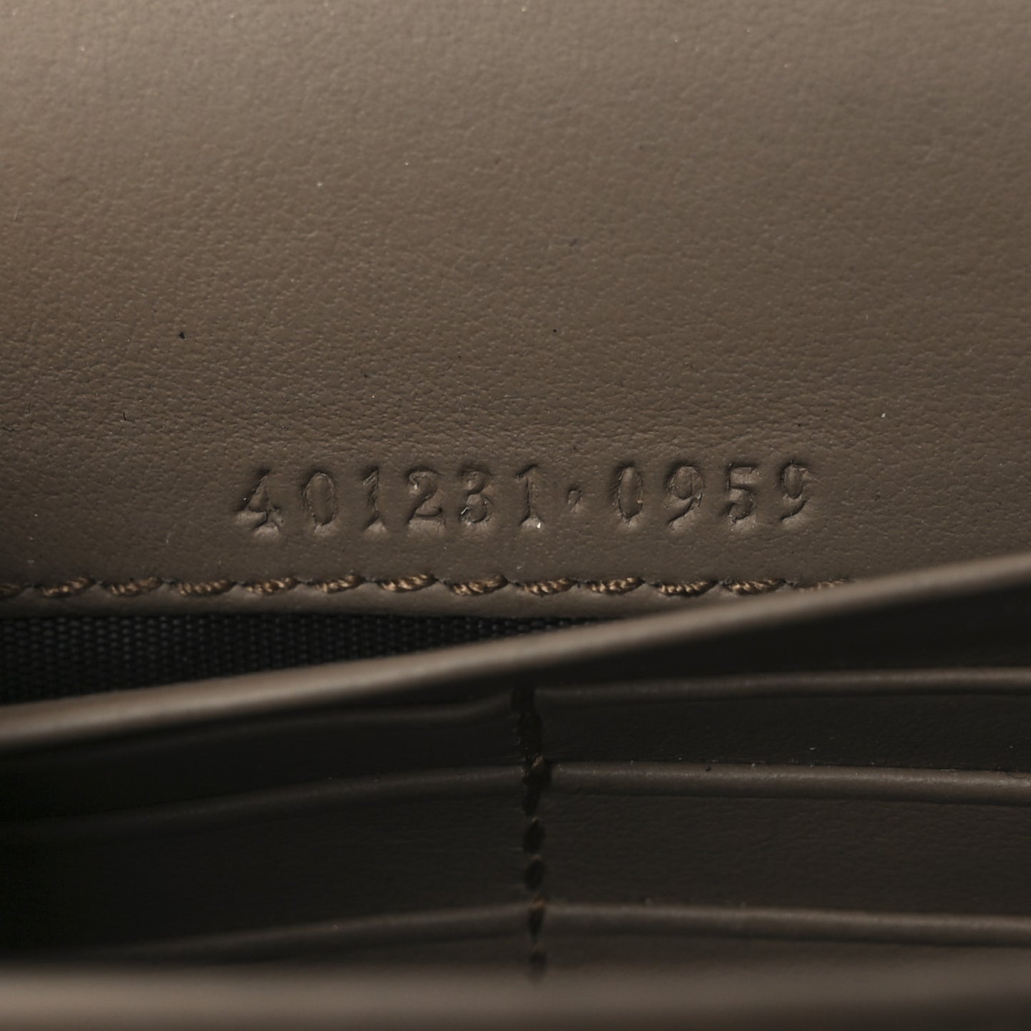 GG Supreme Monogram Mini Dionysus Chain Wallet Beige Taupe
