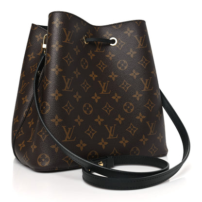 Louis Vuitton Monogram Neonoe MM Black 3 of 9