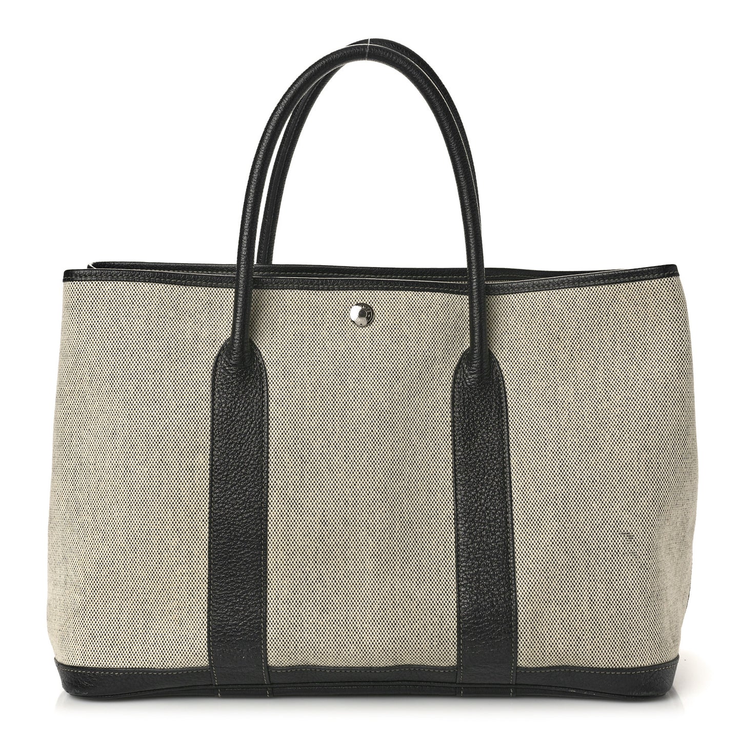 Toile Buffle Skipper Garden Party 36 MM Tote Black