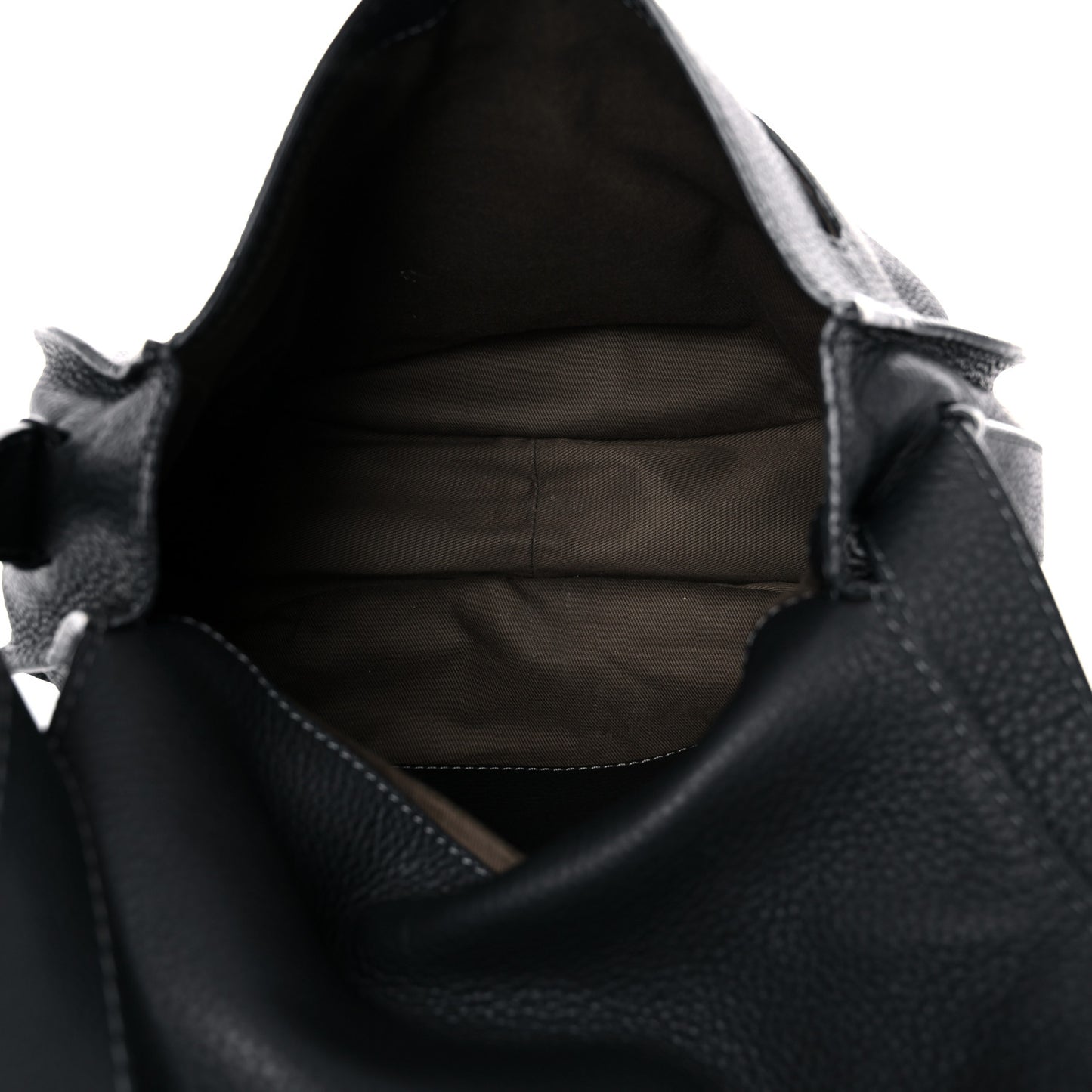 Calfskin Medium Marcie Round Crossbody Bag Black