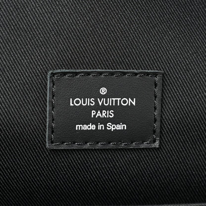 Louis Vuitton Monogram Eclipse LV Graffiti Archy Messenger MM Green Lights 6 of 9
