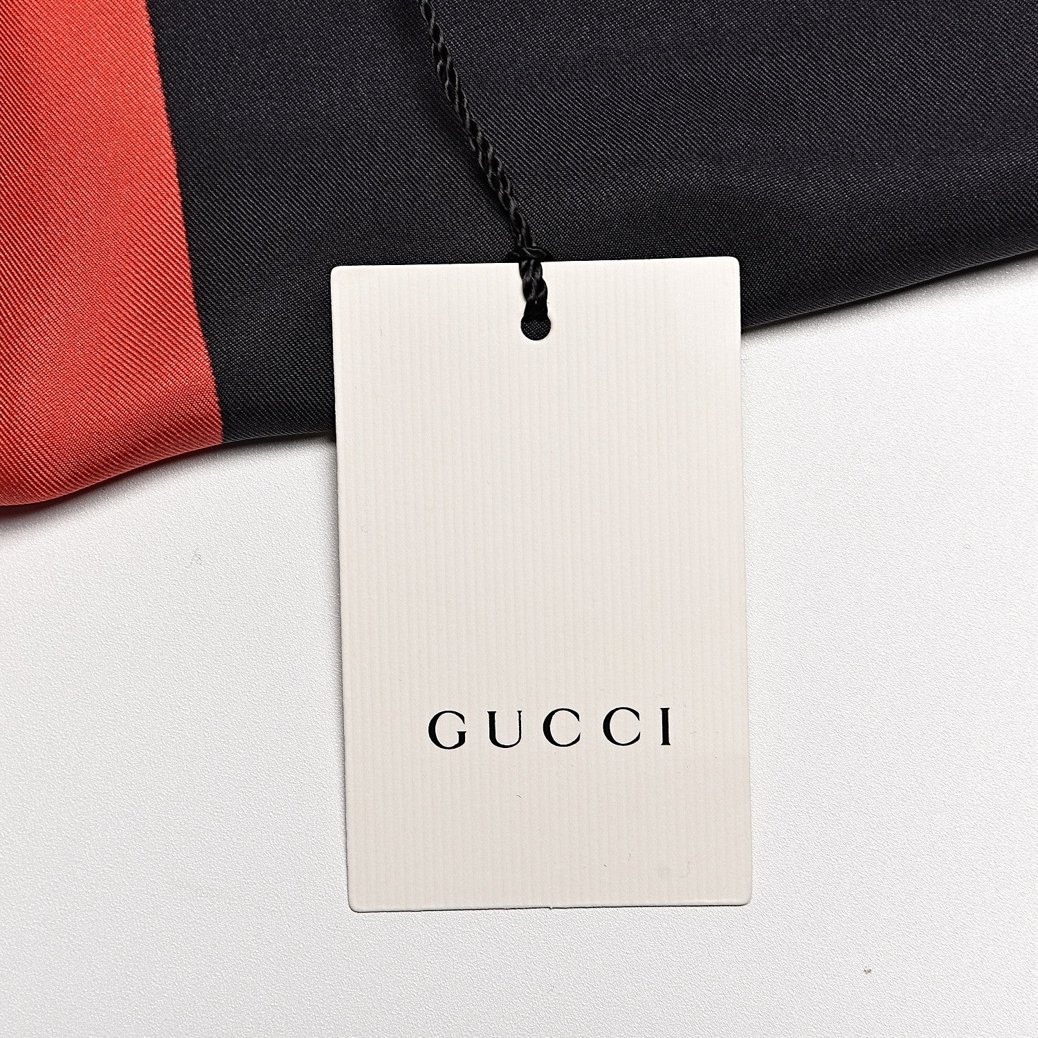 Gucci Silk GG Diamond Square Scarf Black 6 of 6