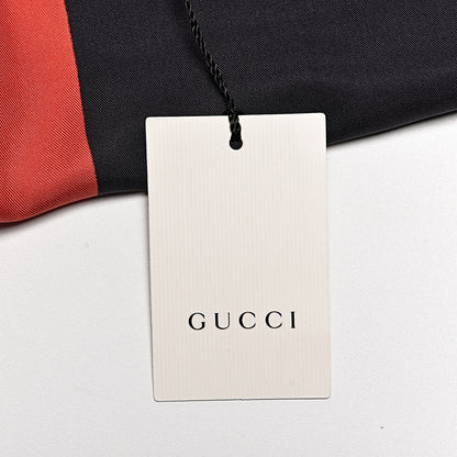 Gucci Silk GG Diamond Square Scarf Black 6 of 6