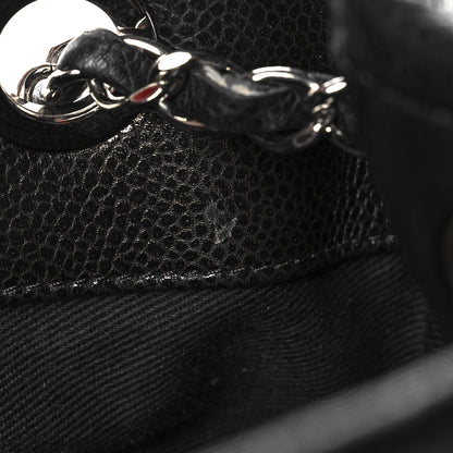 Chanel Caviar Quilted CC Timeless Soft Tote Black 12 of 13
