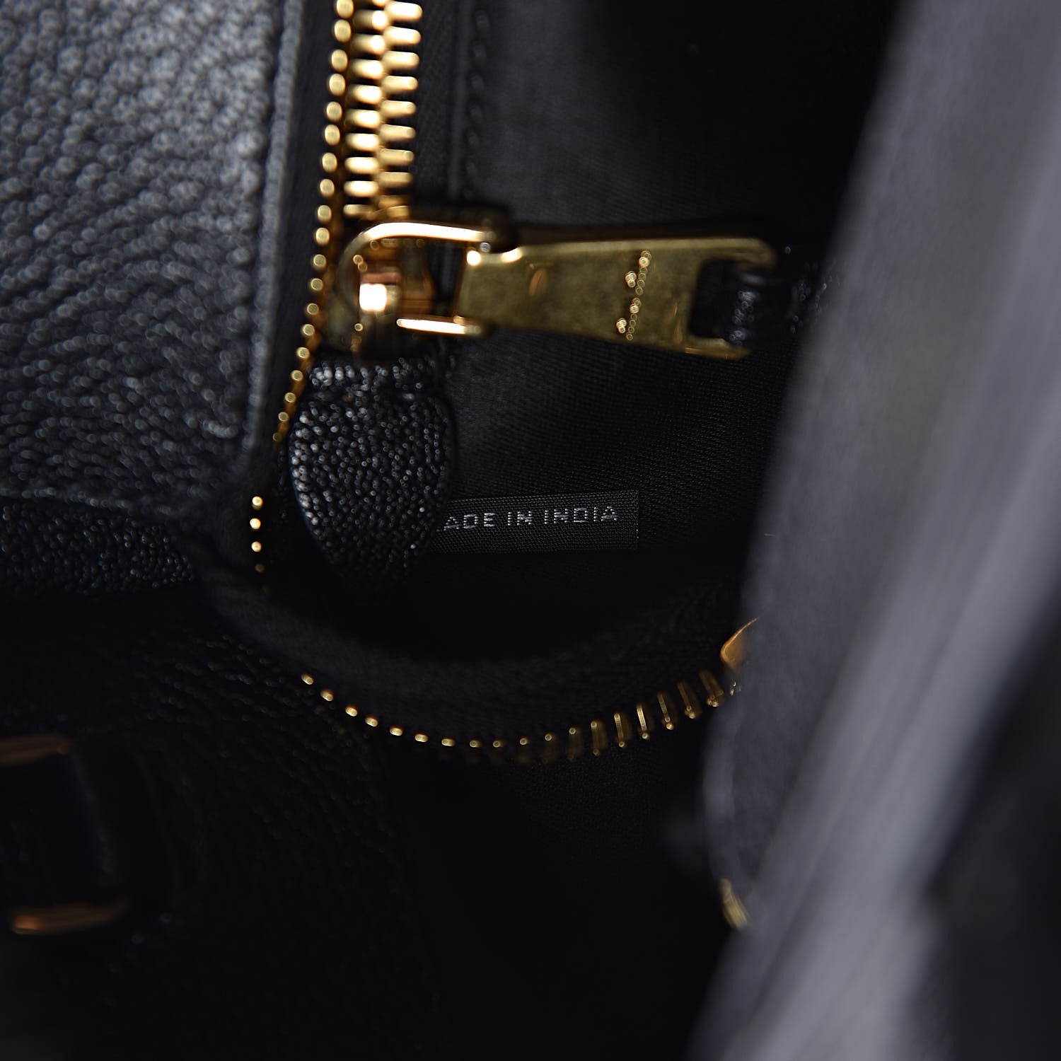 Miu Miu Goatskin Madras Tote Black 7 of 10