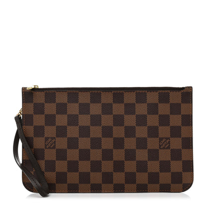 Louis Vuitton Damier Ebene Neverfull MM GM Pochette 1 of 8