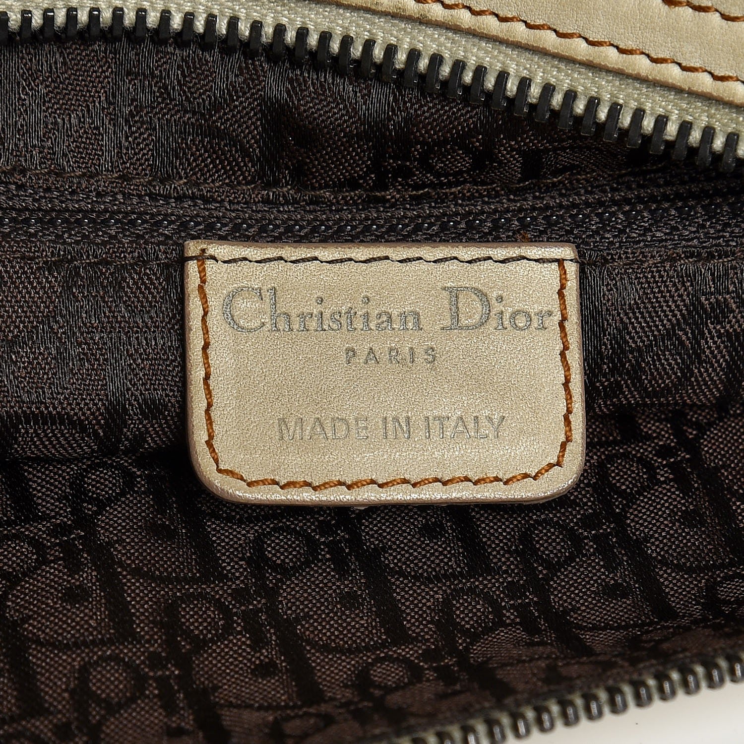 Christian Dior Calfskin Medium Gaucho Double Saddle Bag 6 of 14