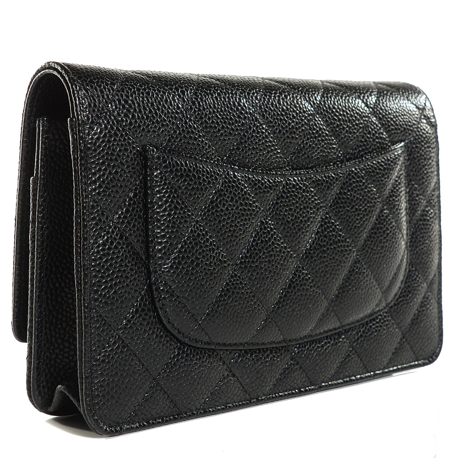 Chanel Caviar Quilted Wallet On Chain WOC Black 3 of 8