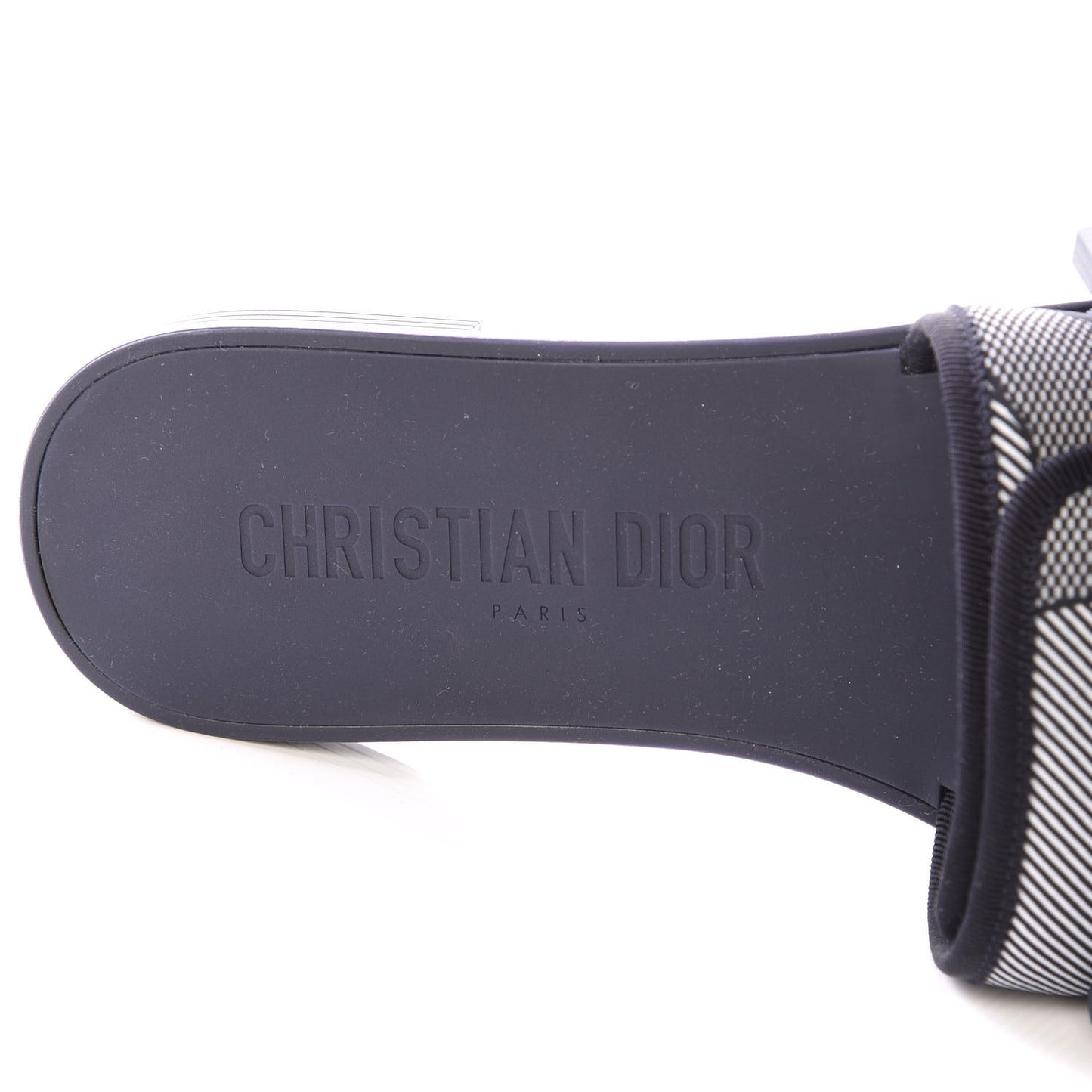 Canvas Dior(e)volution Mule Slide Sandals 42 Deep Blue