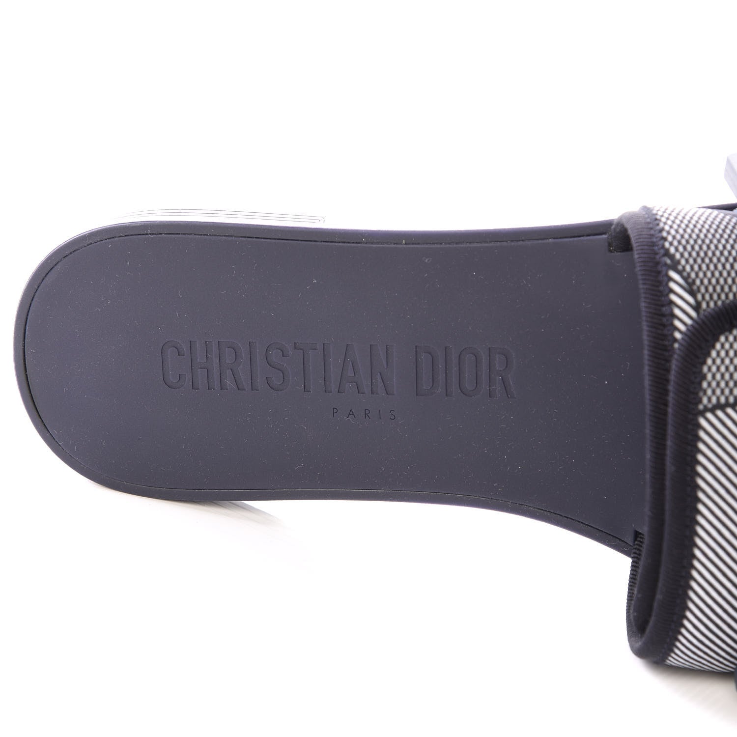 Christian Dior Canvas Dior(e)volution Mule Slide Sandals 42 Deep Blue 7 of 9