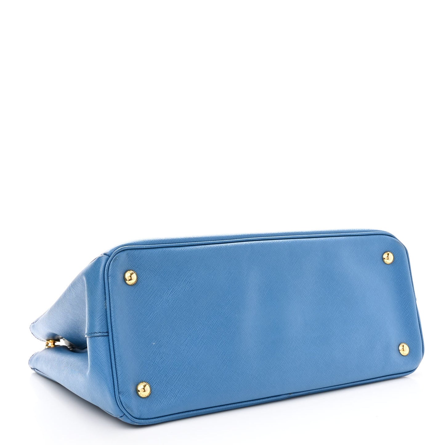 Saffiano Lux Large Galleria Double Zip Tote Cobalto