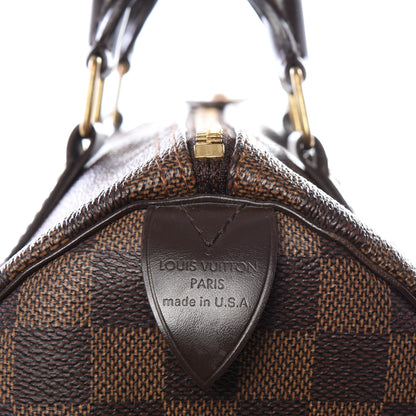 Louis Vuitton Damier Ebene Speedy 30 10 of 12