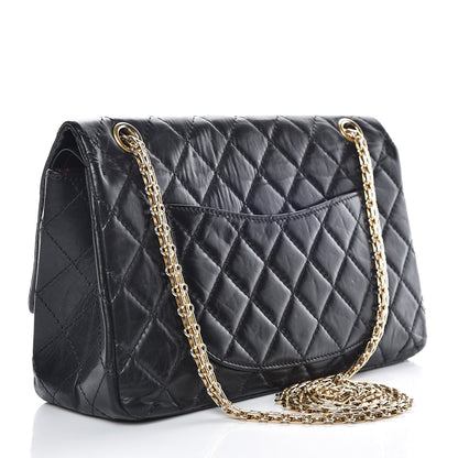 Chanel Aged Calfskin Quilted 2.55 Reissue 226 Flap Black 3 of 16