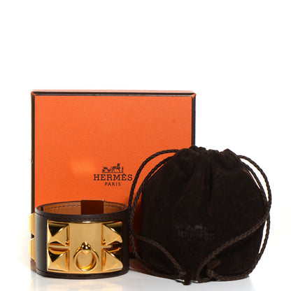 Hermes Chamonix Collier De Chien CDC Bracelet Chocolate Small 7 of 7