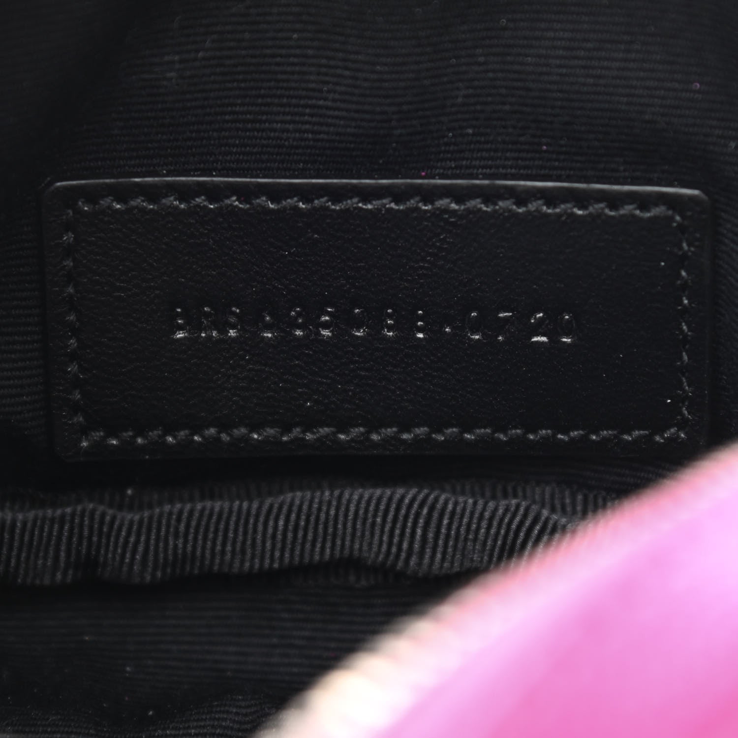 Saint Laurent Grain De Poudre Matelasse Monogram Baby Lou Camera Bag Electric Fuxia 7 of 10