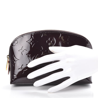 Louis Vuitton Vernis Cosmetic Pouch Amarante 2 of 8